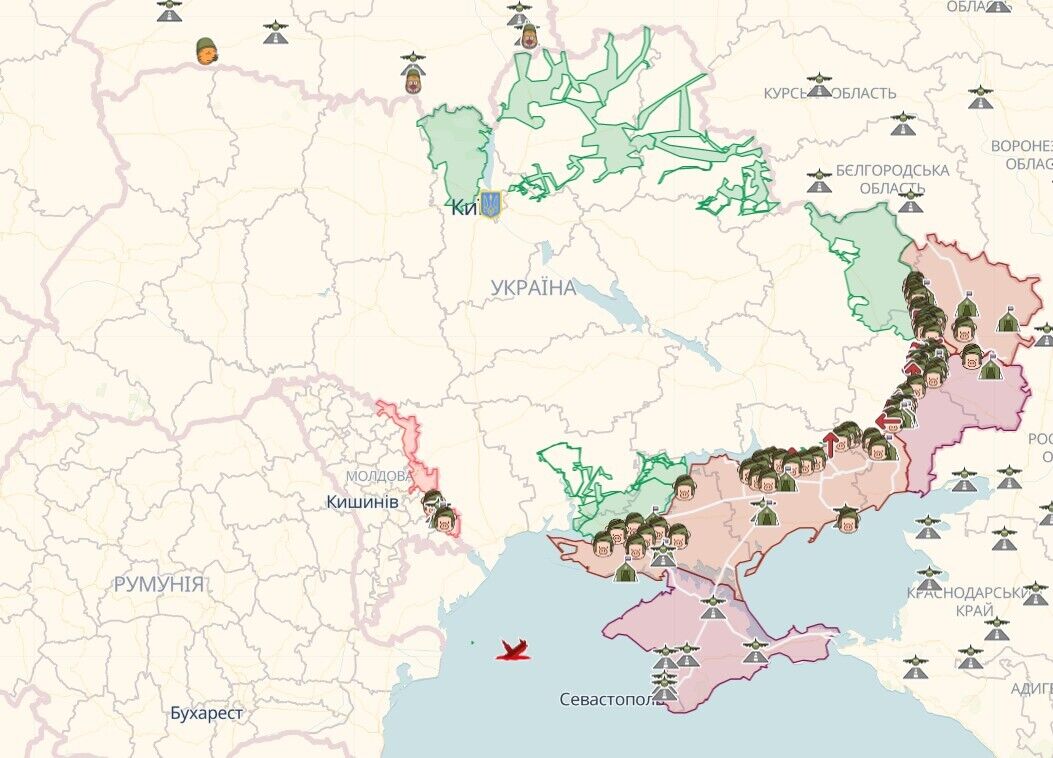 Россия перебросила пополнение на Херсонщину, оккупанты несут большие потери в Украине – Генштаб