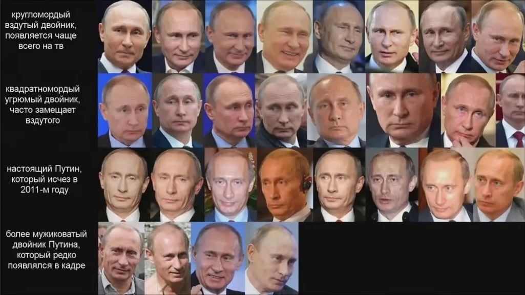 Двійник Путіна захворів і зірвав купання на Водохреще: як виглядають всі його''дублікати''. Фото