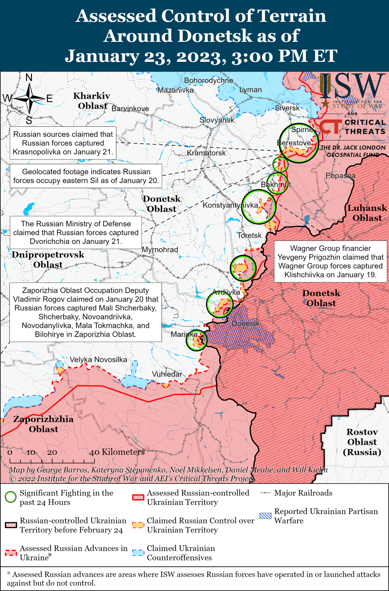 Війська Путіна готуються до нового наступу на Україну навесні чи на початку літа, РФ посилює співпрацю з Іраном – ISW