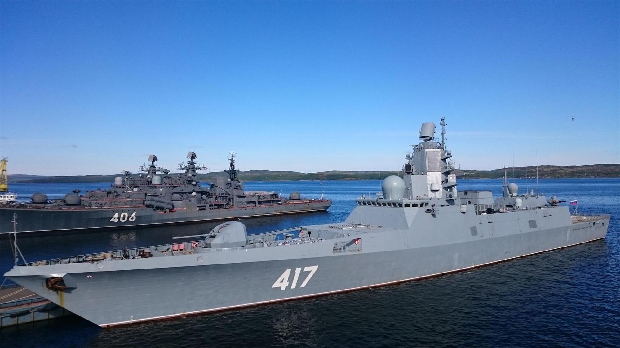 У бік США рухається російський фрегат "Адмірал Горшков", здатний нести ядерні боєголовки на борту – The Sun