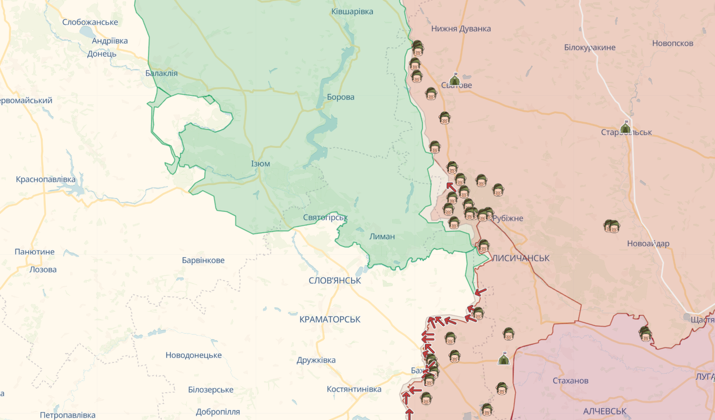 Війська РФ не припиняють штурмувати Бахмут, ЗСУ відбили атаки окупантів на двох напрямках – Генштаб