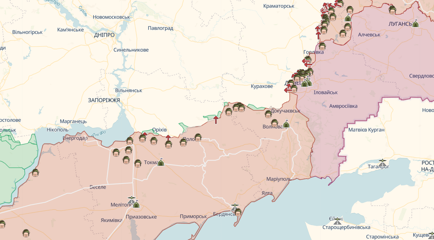 Війська РФ не припиняють штурмувати Бахмут, ЗСУ відбили атаки окупантів на двох напрямках – Генштаб