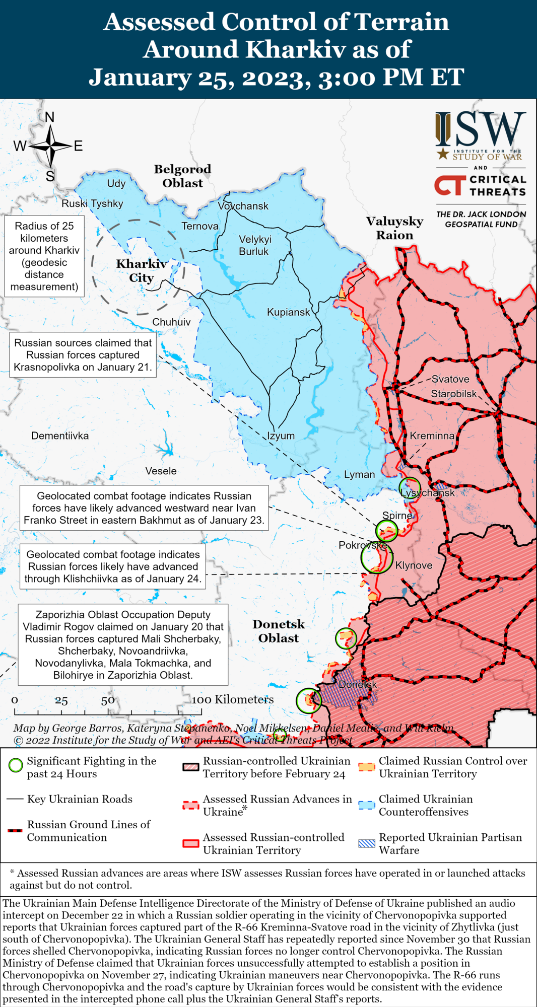 ЗСУ змогли просунутися в районі Кремінної, у Росії стривожені наданням Заходом танків Україні та намагаються применшити їхню роль – ISW
