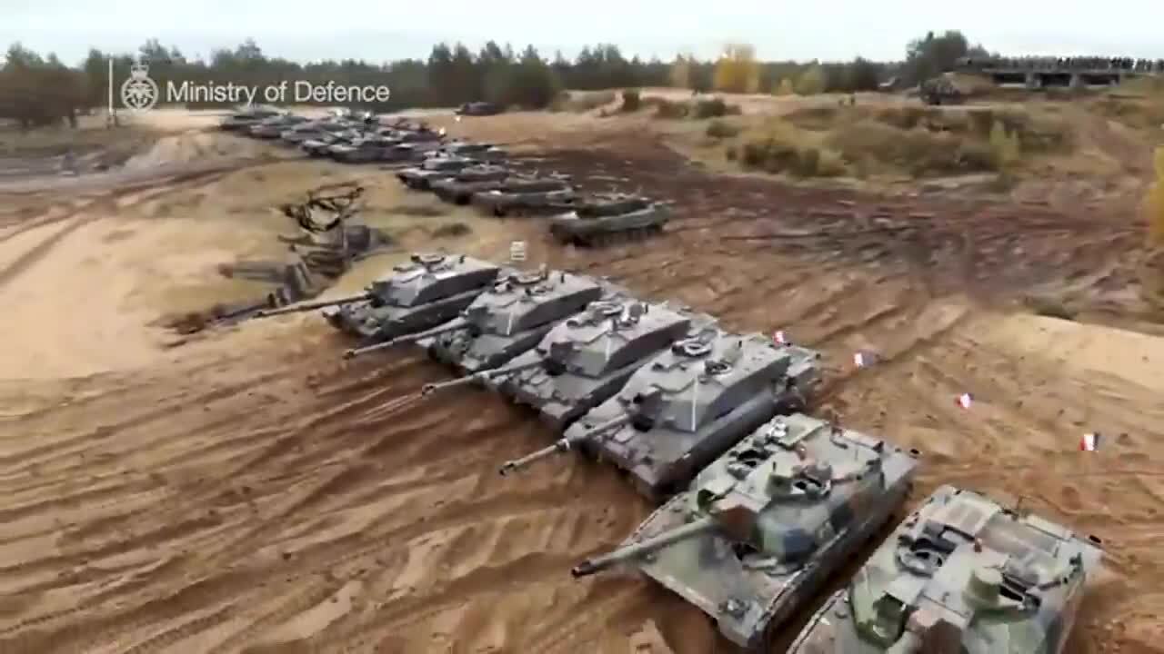 В Британии рассказали, как западные танки могут повлиять на ситуацию на поле боя в Украине и показали их в действии. Видео