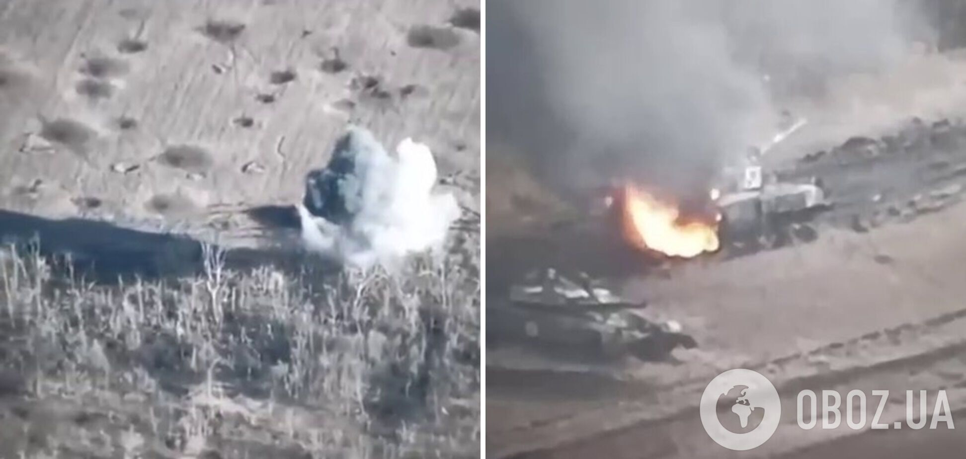 ''Поражение, пожар, детонация'': ВСУ под Угледаром зрелищно уничтожили два танка и БМП-3 врага. Видео
