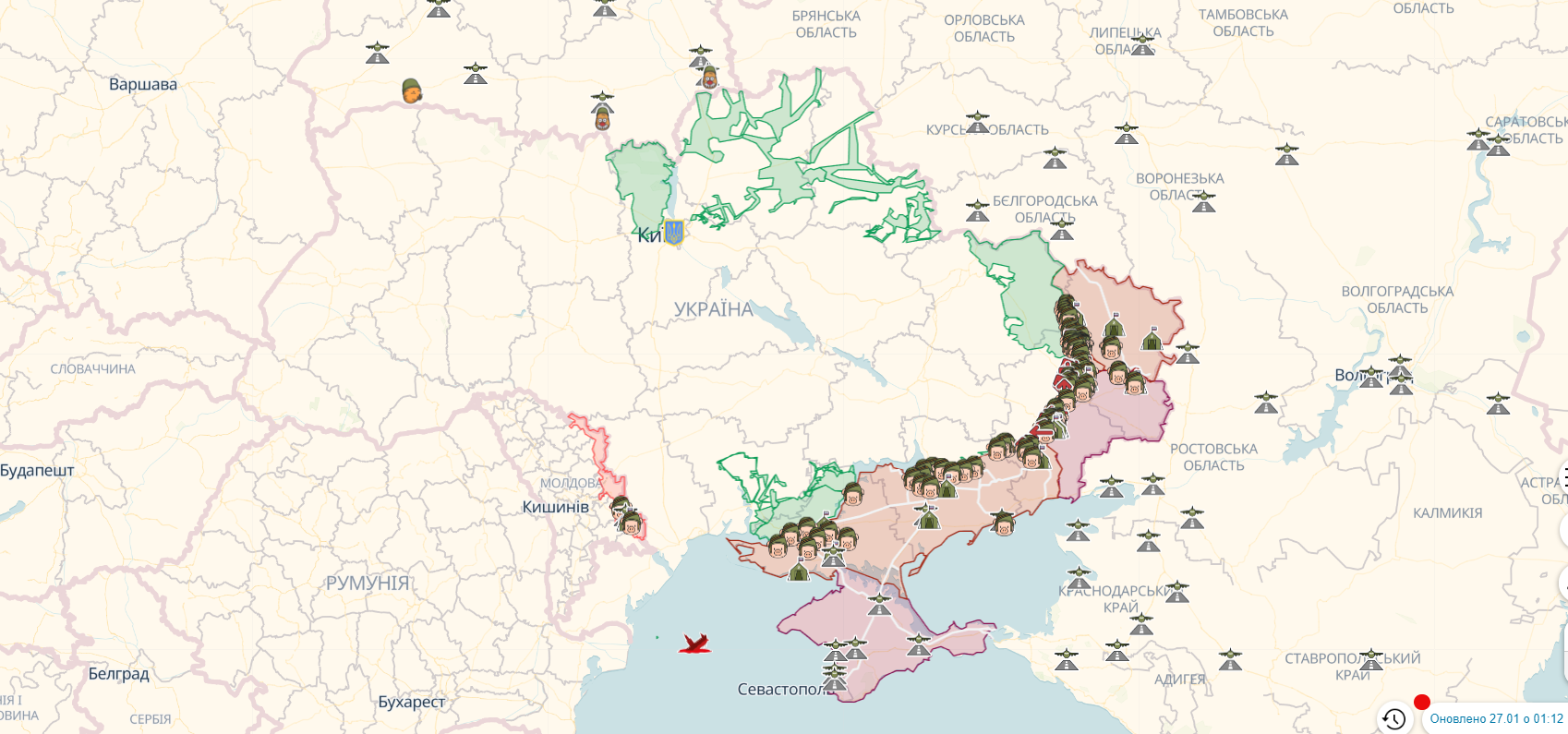 Путін готує новий наступ на Україну, незважаючи на колосальні втрати: ескалація розпочнеться в лютому чи березні – Вloomberg