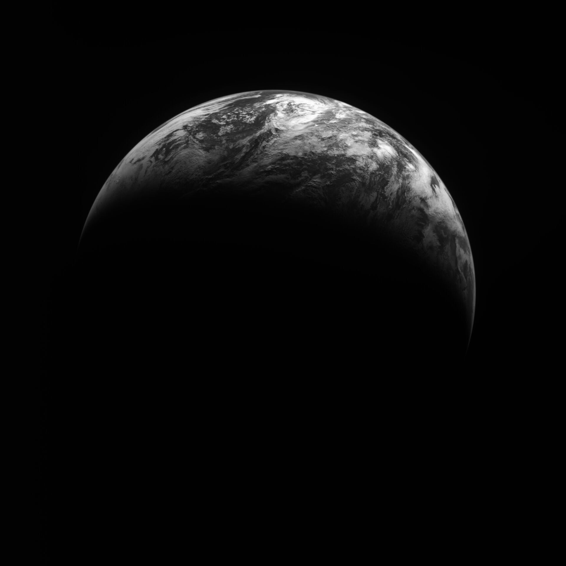 Фото Землі з орбіти Місяця 1 січня 2023 року