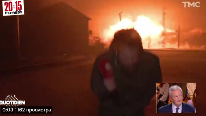 Французские журналисты вышли в прямой эфир из Краматорска, когда оккупанты начали обстрел: кадры увидела вся студия. Видео