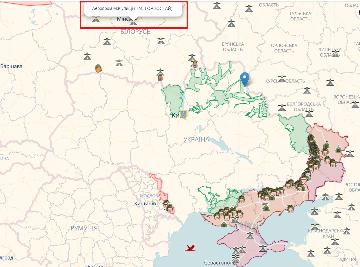 В течение дня 5 раз в сеть вбрасывали фейковую информацию о взлете носителя "Кинжалов" с аэродрома "Мачулищи" – Белорусский Гаюн