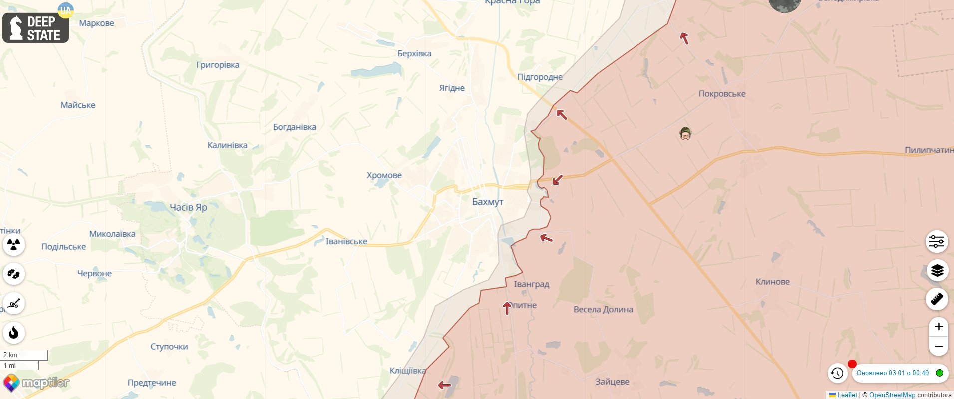 Украинские пограничники на Бахмутском направлении отразили штурм оккупантов и захватили вражеские позиции