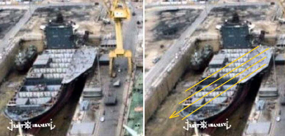 Иран строит беспилотный авианосец из переоборудованного торгового судна: появились спутниковые фото