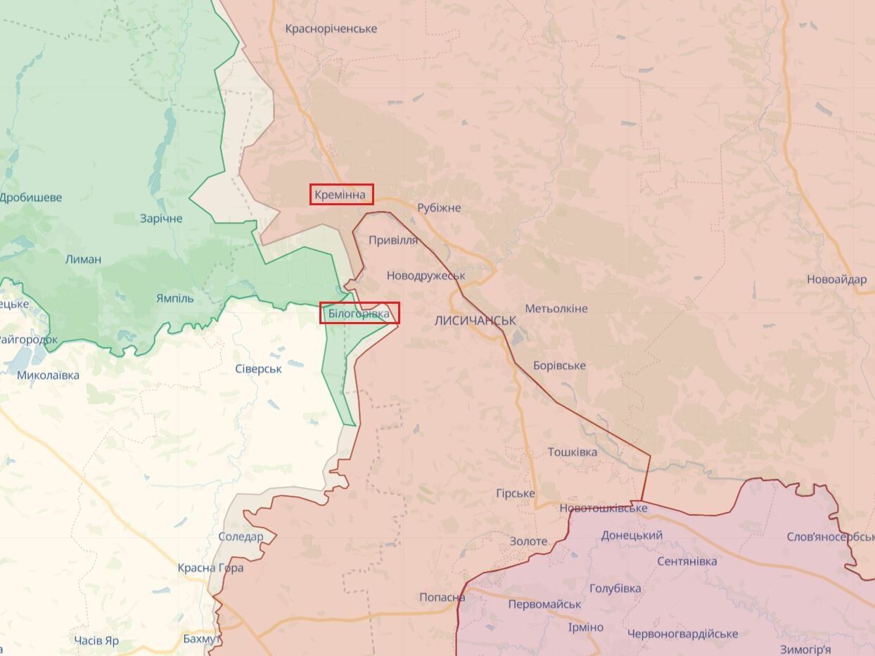 ВСУ закрепились в Белогоровке, оккупанты стягивают силы в район Кременной, – Гайдай