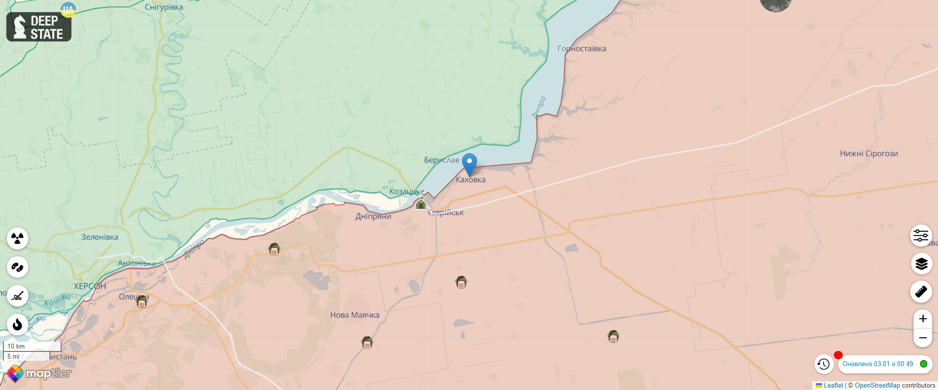 Оккупанты в Каховке пытаются запретить оборот гривни, в Старобельске устроили облавы на местных жителей – Генштаб