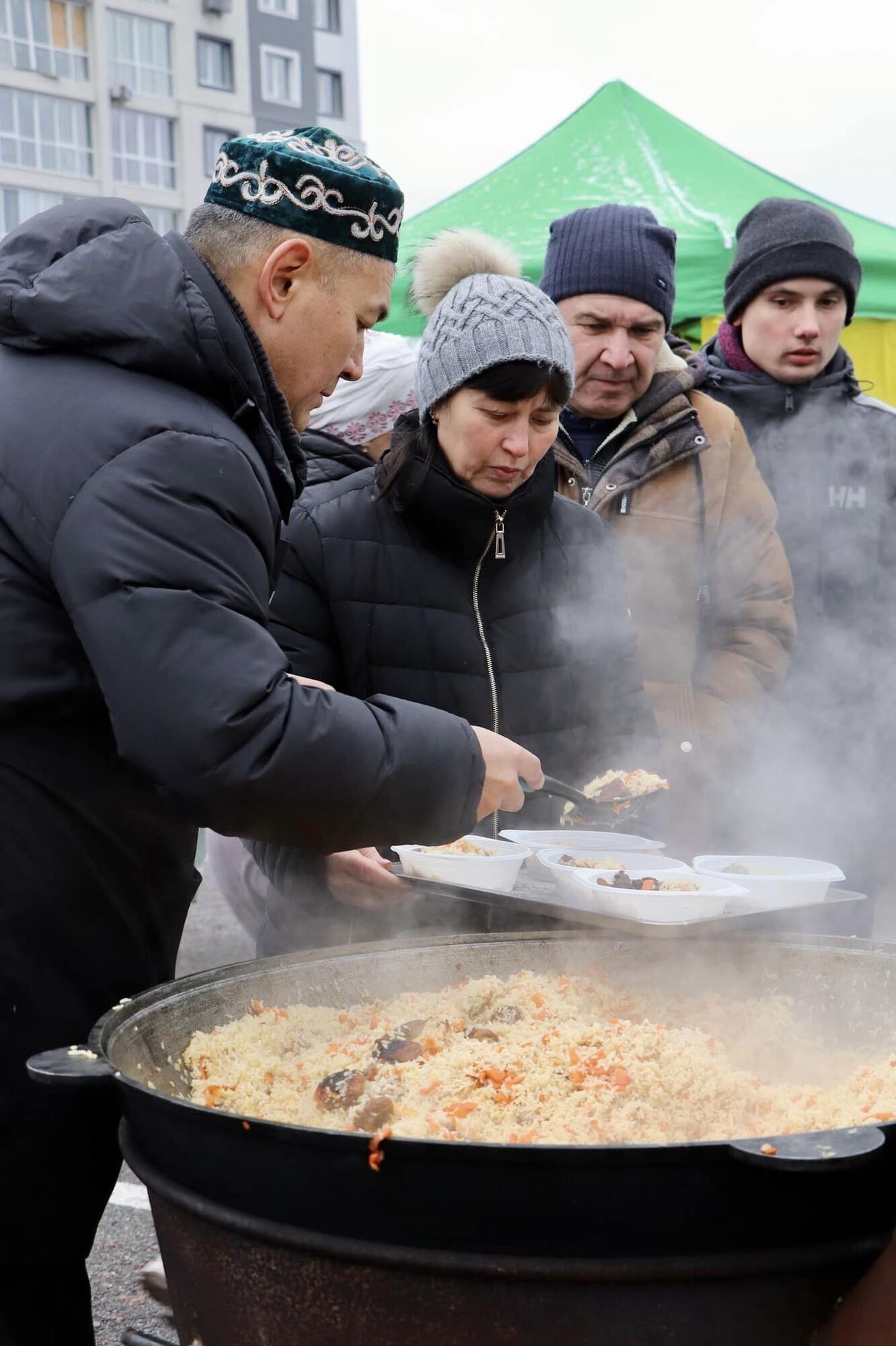 У Бучі почала працювати "юрта незламності". Фото