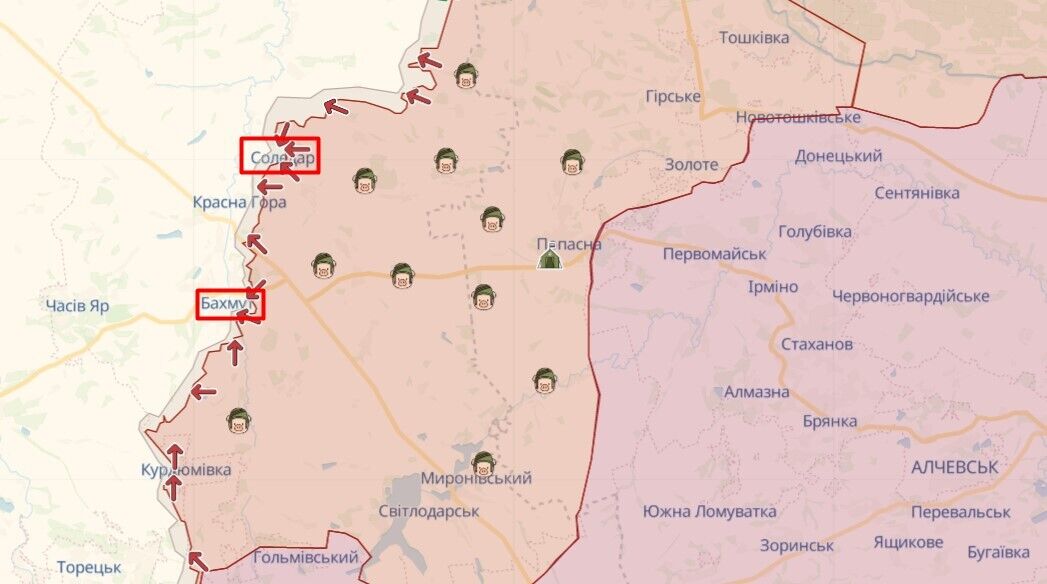 Війська РФ все ще далекі від оперативного оточення Бахмута – ISW