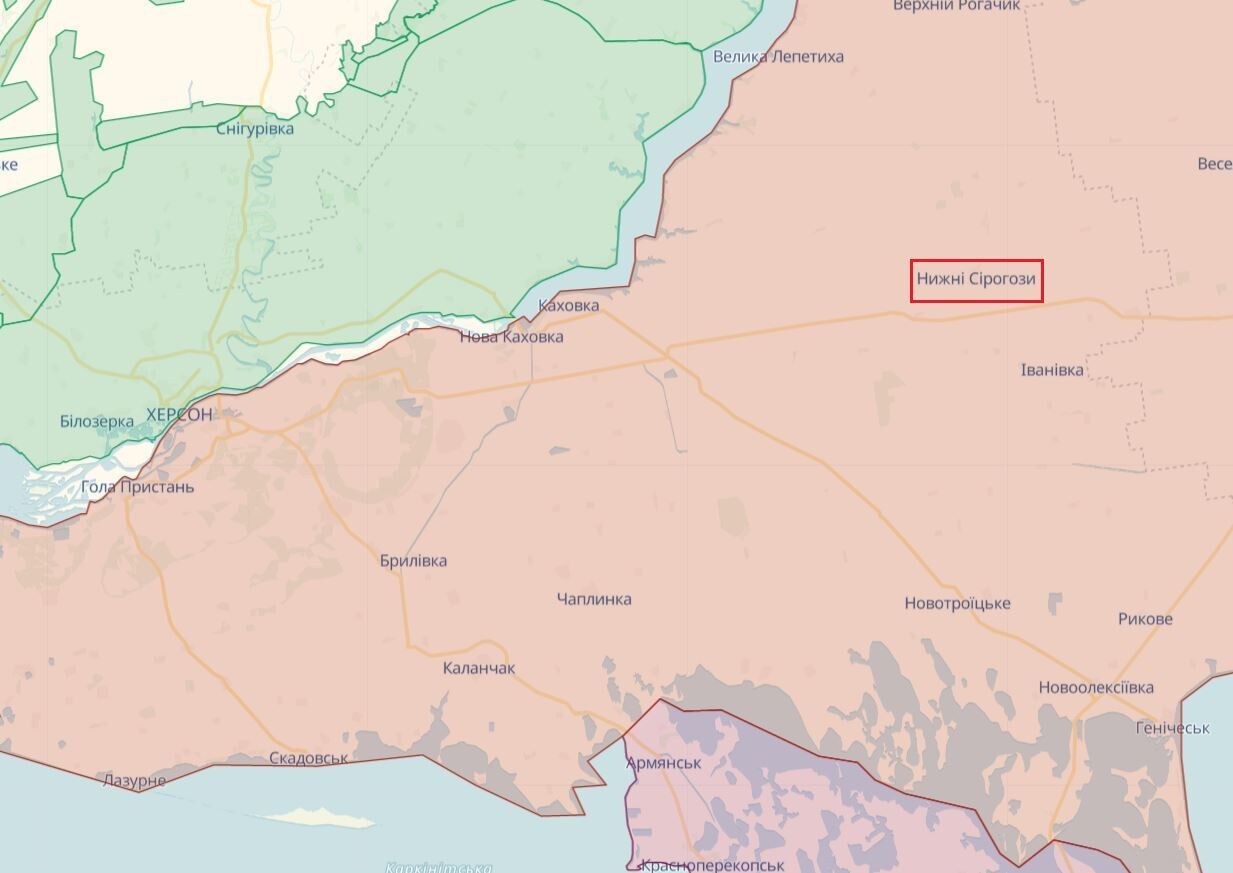 Окупанти почали ''націоналізацію'' місцевих підприємств у Нижніх Сірогозах, авіація ЗСУ завдала 17 ударів по позиціях військ РФ – Генштаб