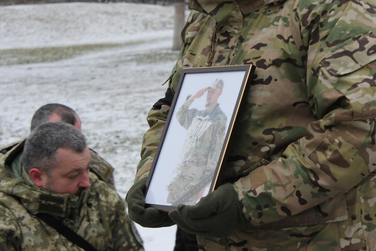 В Киеве простились с полковником ГПСУ Юрием Юрчиком: начальник штаба пограничников-спецназовцев погиб в боях за Соледар. Фото