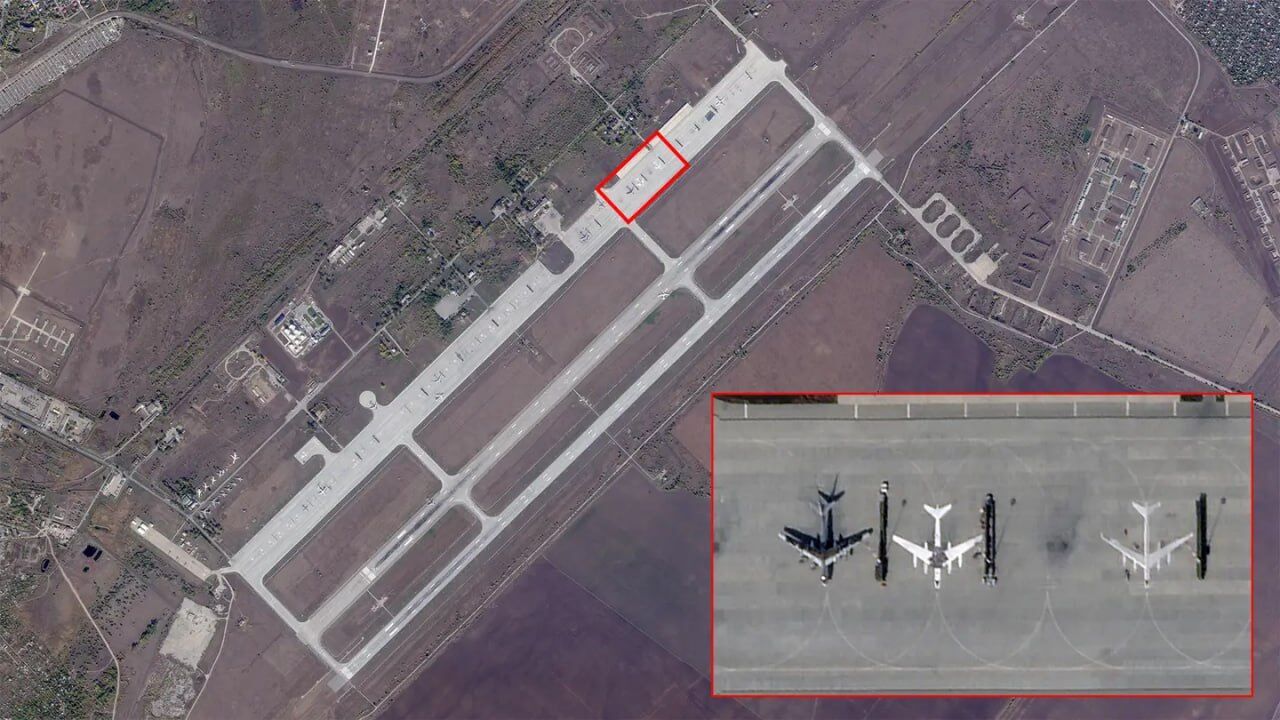 Росіяни малюють літаки на асфальті, щоб відвернути БПЛА