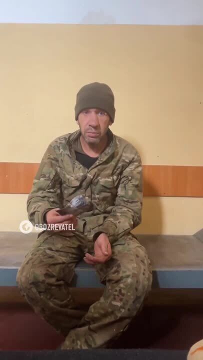 "Нам на позиции сбросили украинские листовки": российский оккупант рассказал, как сдался в плен к ВСУ. Видео