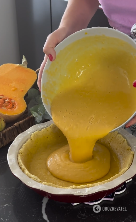 Вкусный тыквенный пирог на песочном тесте: очень быстро готовится