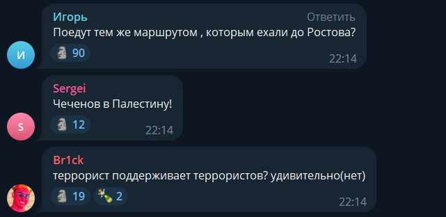 "Будут ехать по тому же маршруту, что и в Ростов?" Кадыров заявил о готовности отправить "миротворцев" в Газу и был высмеян россиянами