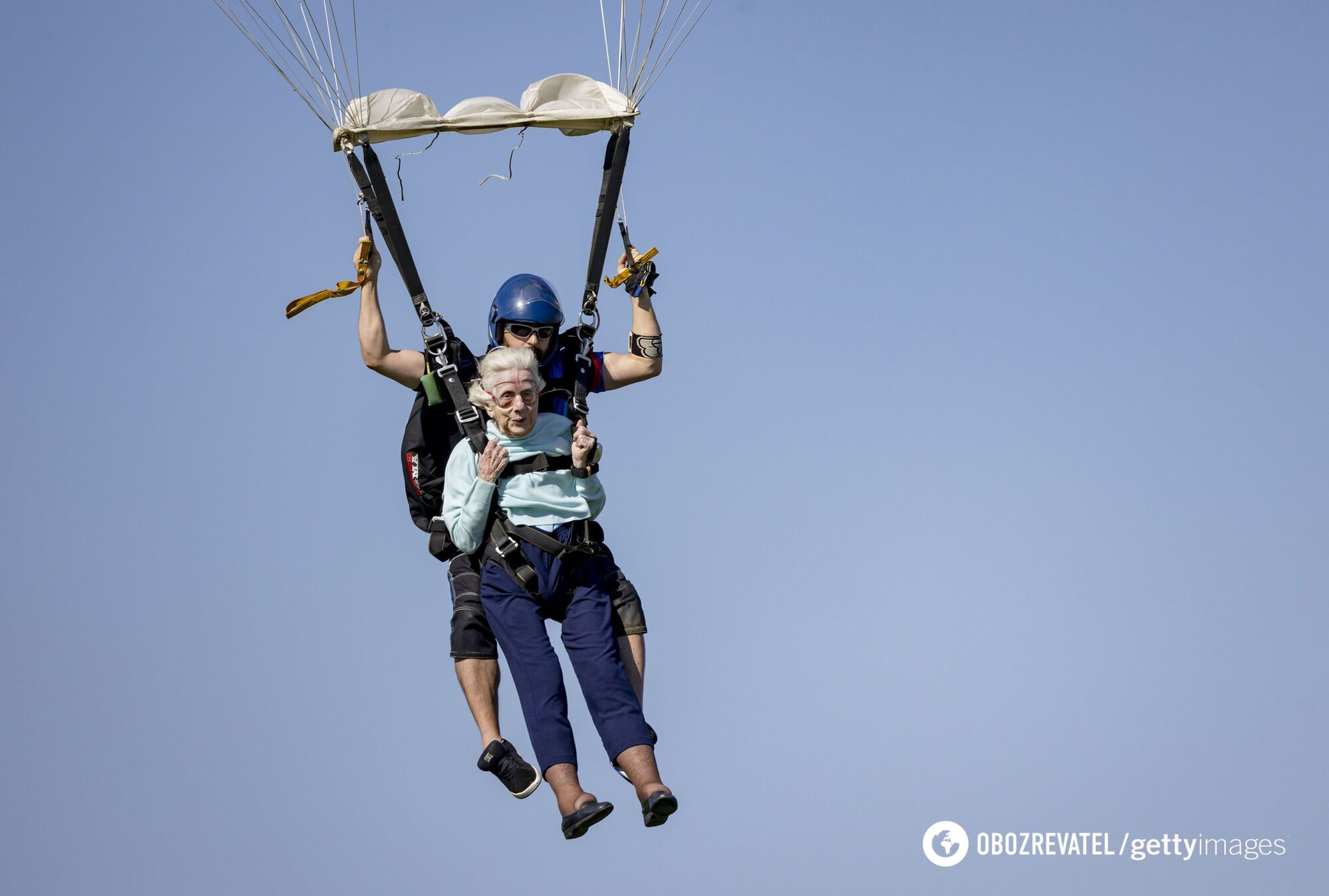 104-річна Дороті Гофнер померла після стрибка з парашутом: кілька днів тому вона встановила світовий рекорд