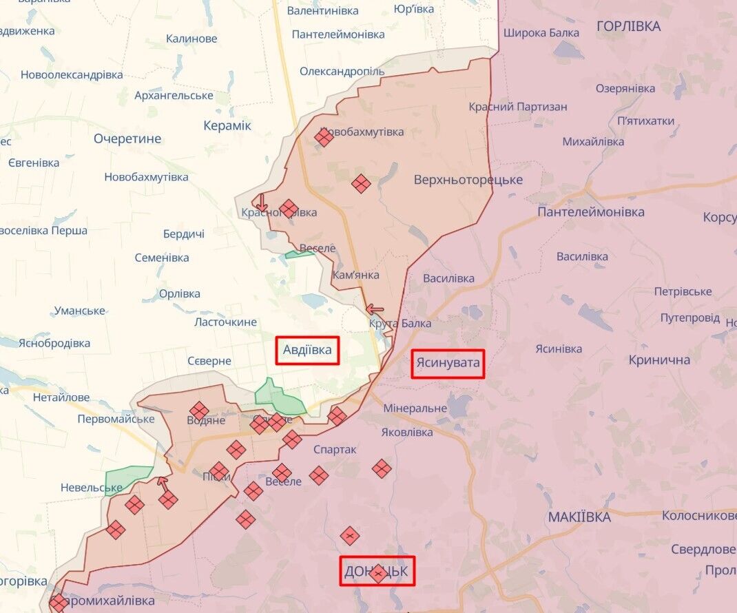 Россия начала большое наступление на Авдеевку: почему битва может быть более ожесточенной, чем за Угледар. Карта