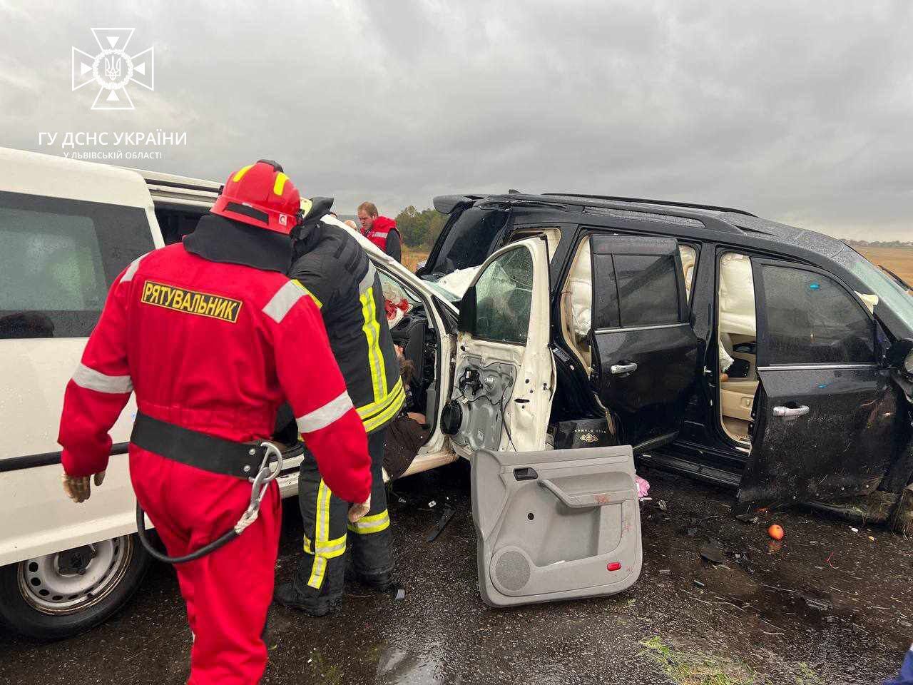 Аварія поблизу Дрогобича 15 жовтня