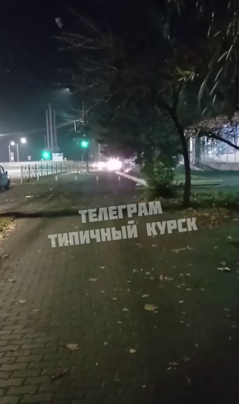 В русском Курске ночью раздались взрывы: целью мог быть военный аэродром. Видео