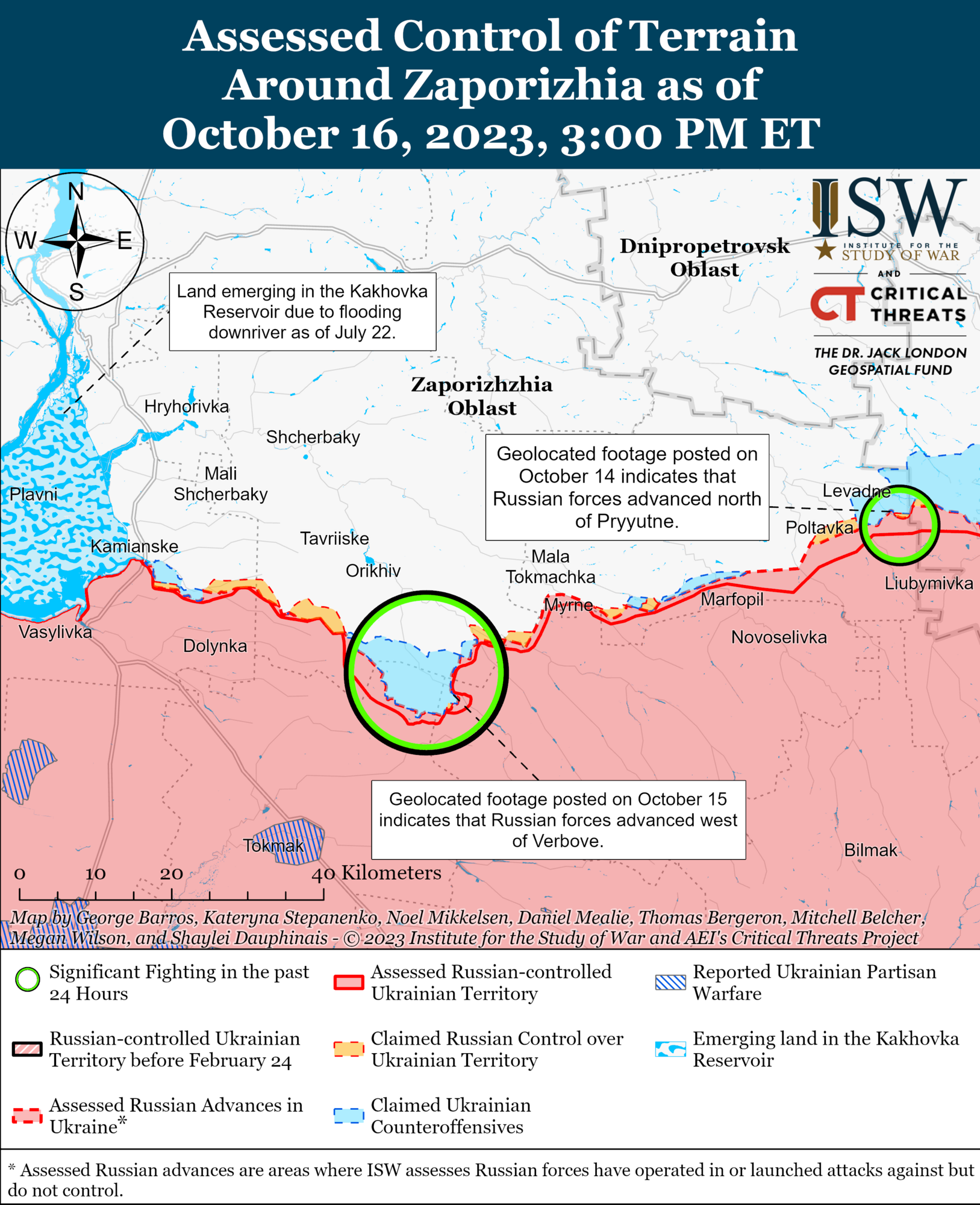 Россия развернула две бригады для усиления наступления на Авдеевском фронте, ВСУ наступают на двух направлениях: анализ ISW