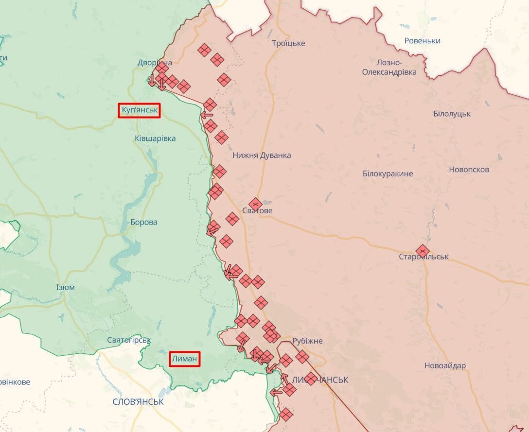 Войска РФ хотят продвинуться к реке Оскол для создания "буферной зоны": разведка Британии оценила перспективы оккупантов