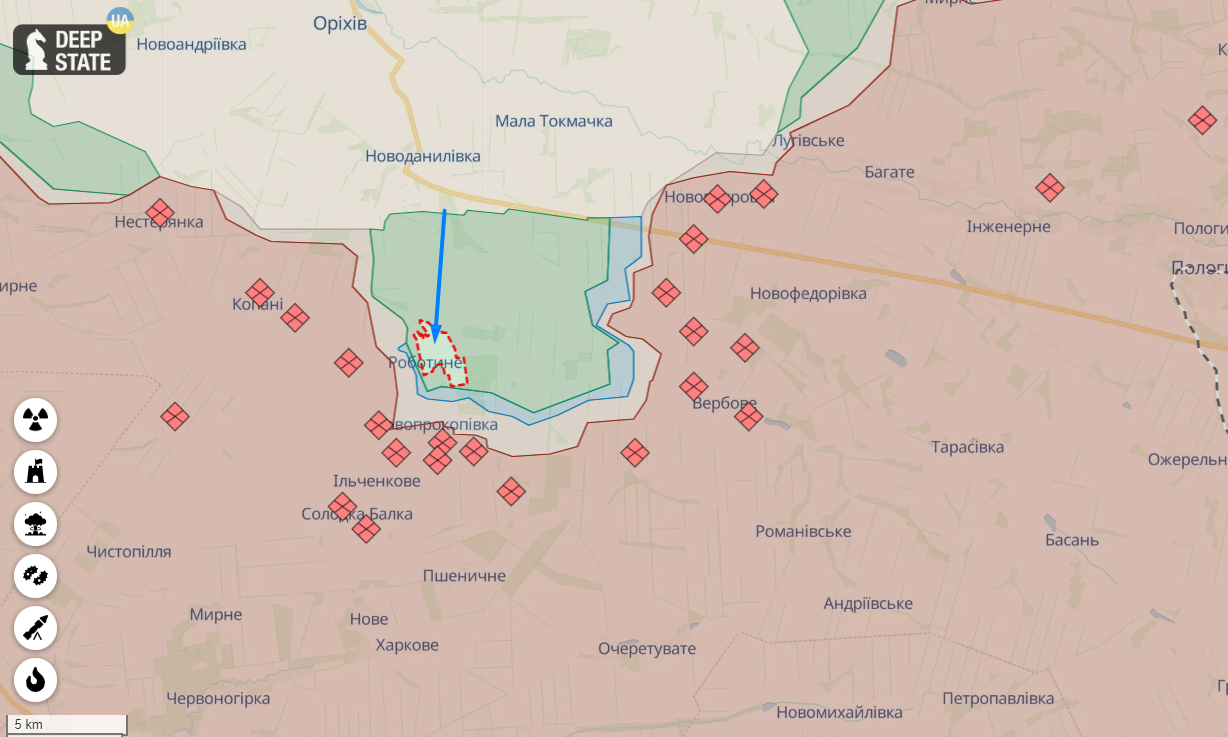 ЗСУ продовжують наступ і мають частковий успіх південніше від Роботиного, – генерал Тарнавський