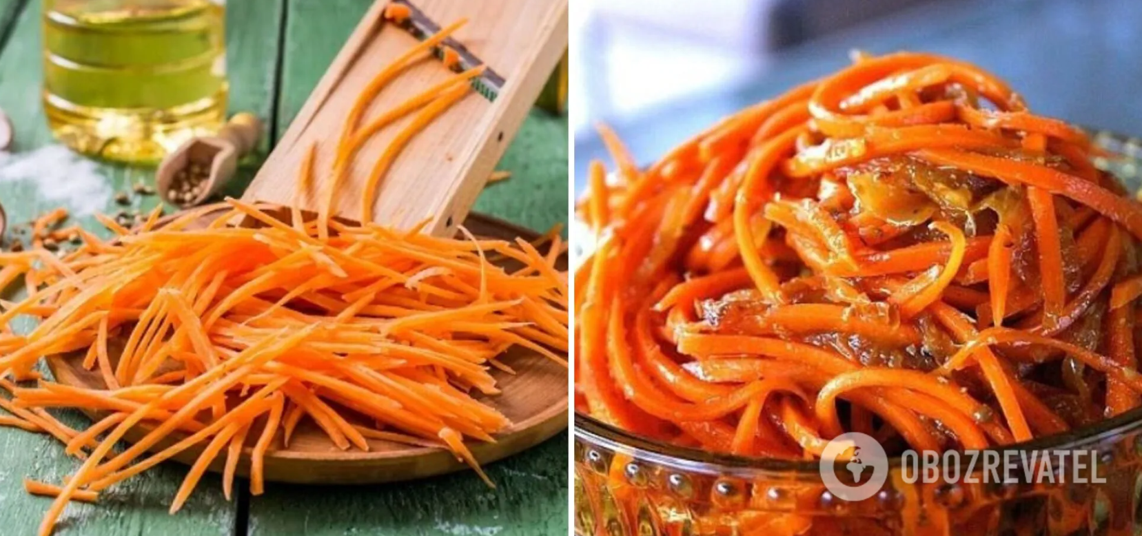 Морква по-корейськи на зиму з приправою