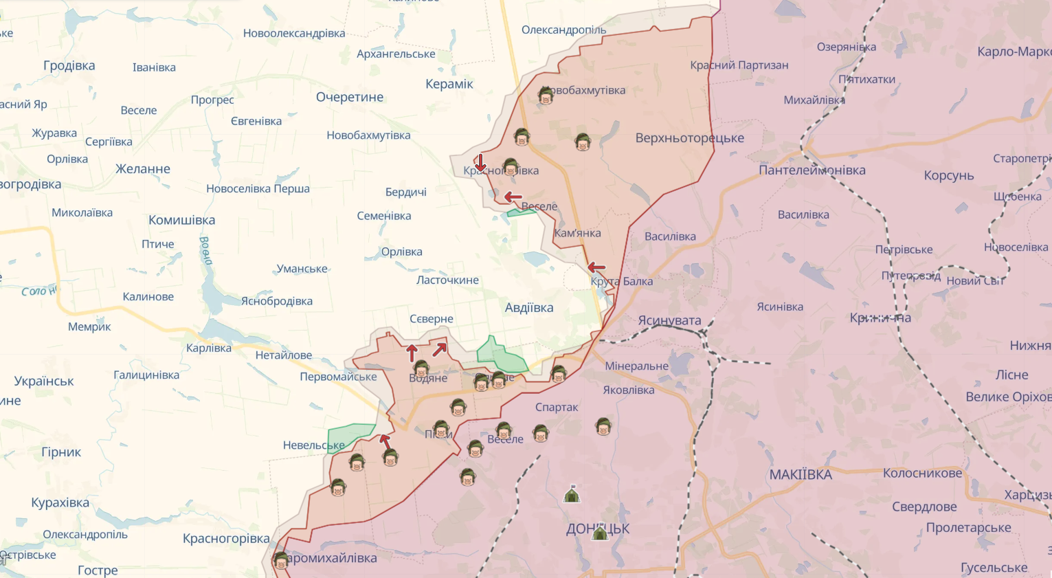 Окупанти РФ зазнають аномально високих втрат на Авдіївському напрямку – джерело