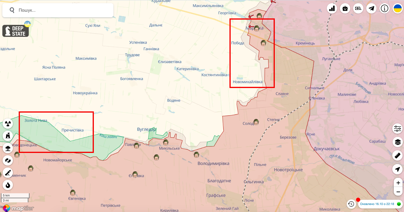 Російські війська активізувалися біля Мар'їнки, кількість атак зросла вдвічі, – Штупун