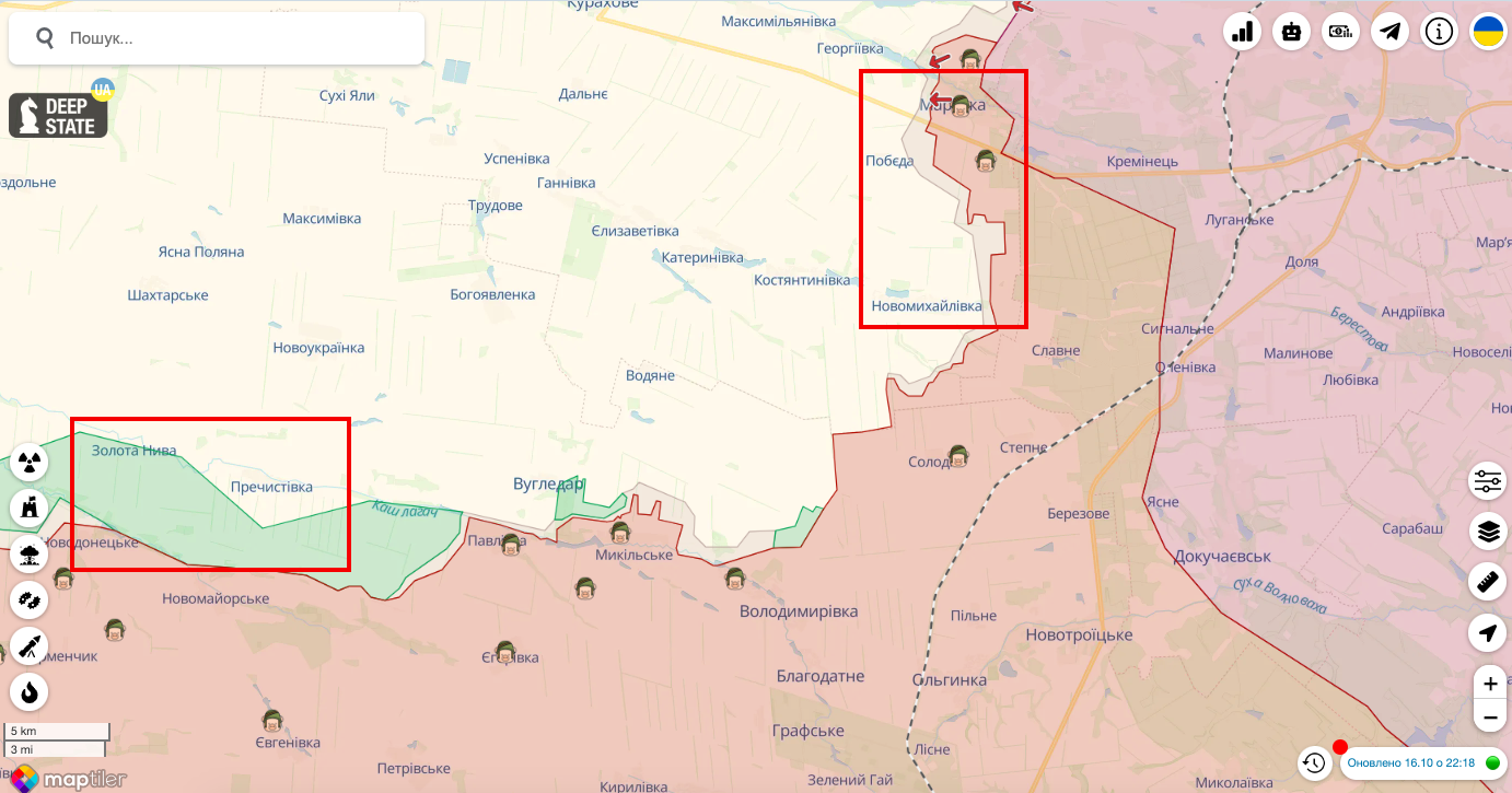 Российские войска активизировались у Марьинки, количество атак выросло вдвое, – Штупун