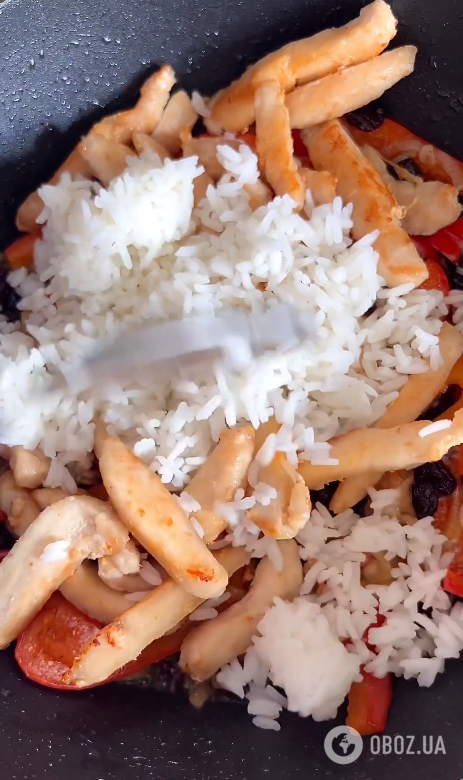Рис с пряной курицей на обед: готовится проще плова 