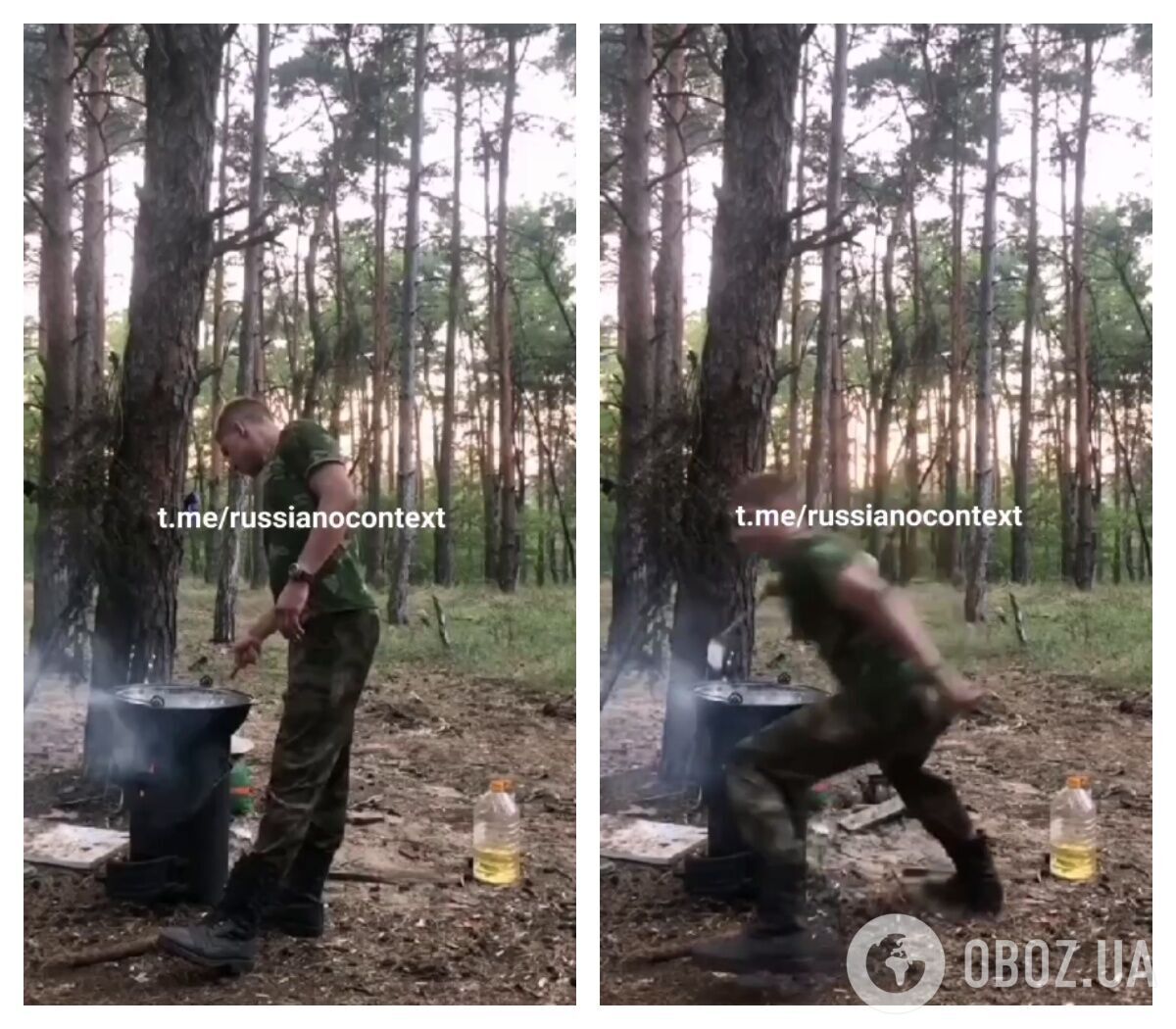 Кулінарне відео окупантів перервав український обстріл
