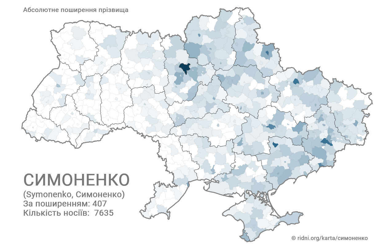 Як утворилося українське прізвище Симоненко: походження  і де поширене 