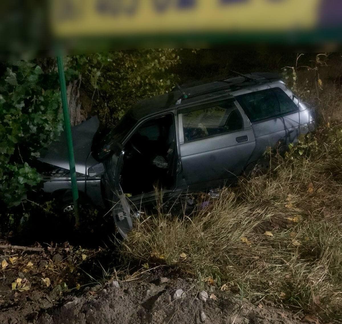 Під Києвом водій під час руху знепритомнів: некерована машина в’їхала в дерево, є постраждалі. Фото