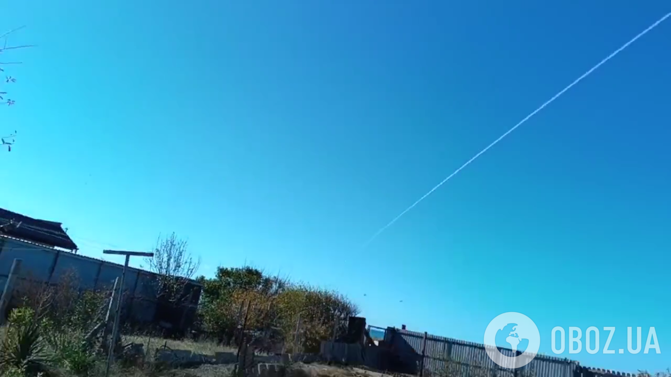 Ракета над Крымом 30 октября
