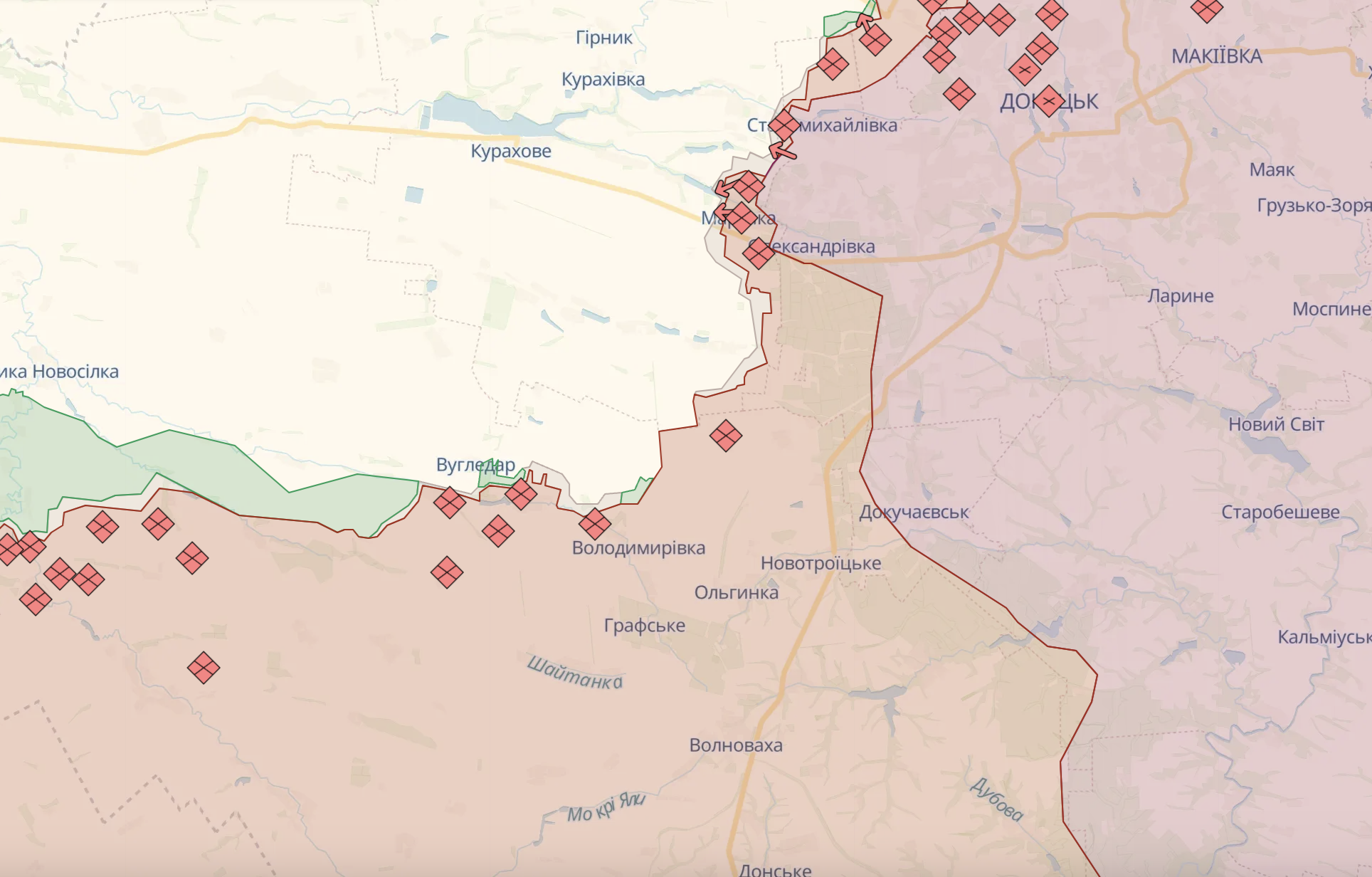 Ворог активізувався поблизу Бахмута й Авдіївки, ЗСУ відбили всі атаки: відбулось 30 бойових зіткнень – Генштаб