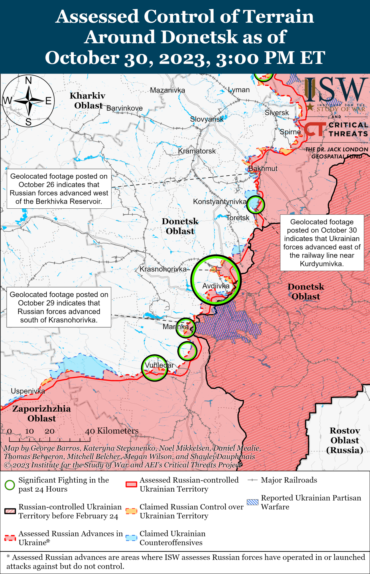 Росія кидає у лобові атаки під Авдіївкою піхоту "Шторм-Z", втрати ворога сягають 70% особового складу за кілька днів – ISW