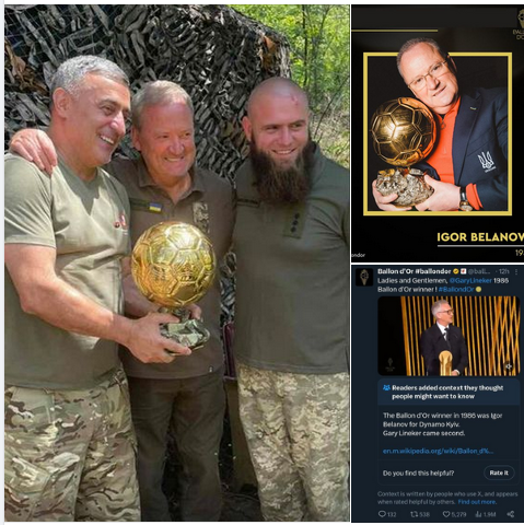 Скандал дня. Украину вычеркнули из истории во время награждения "Золотого мяча". Фотофакт