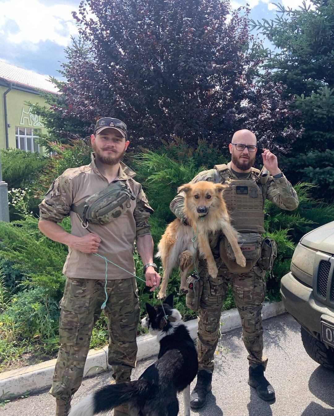 Під обстрілом рятував собак зі школи, що горіла: командир підрозділу та віцечемпіон Європи не зміг кинути тварин