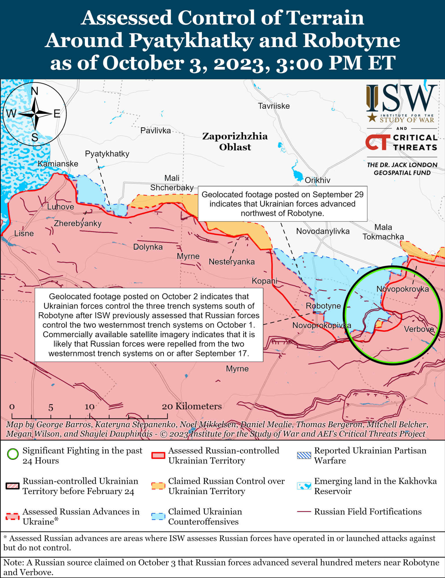 ЗСУ ведуть наступ під Бахмутом і на заході Запорізької області: в ISW назвали найгарячіші ділянки фронту. Карта