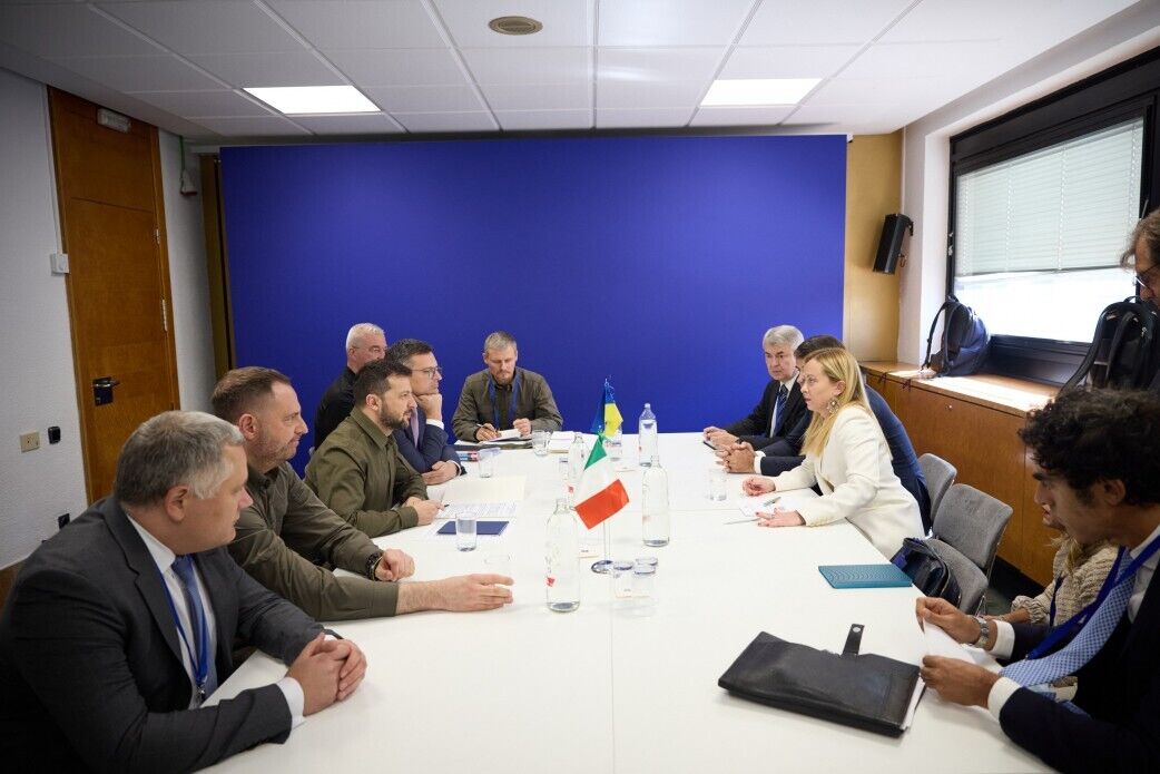 Встреча лидеров Украины и Италии