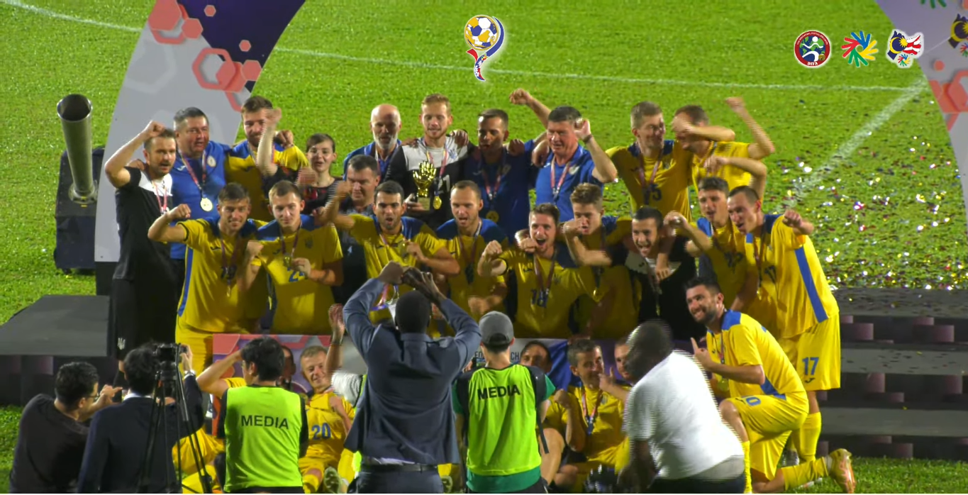 Впервые в истории! Украина выиграла чемпионат мира по футболу среди игроков с нарушениями слуха