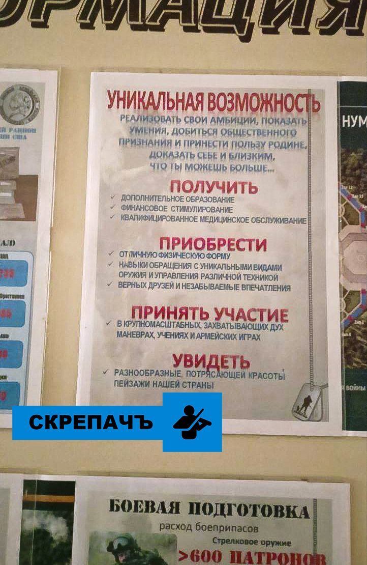 У Росії вирує нова хвиля прихованої мобілізації: документи