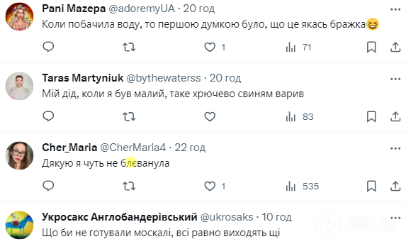 "Усе ригає": росіянка похизувалася рецептом "борща від Марго" і стала посміховиськом у мережі